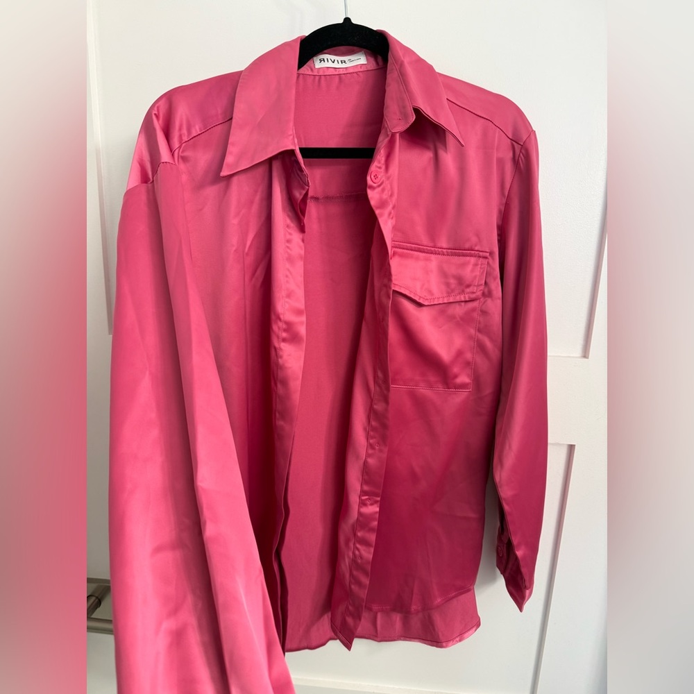 RIVIR Women's Pink Blouse